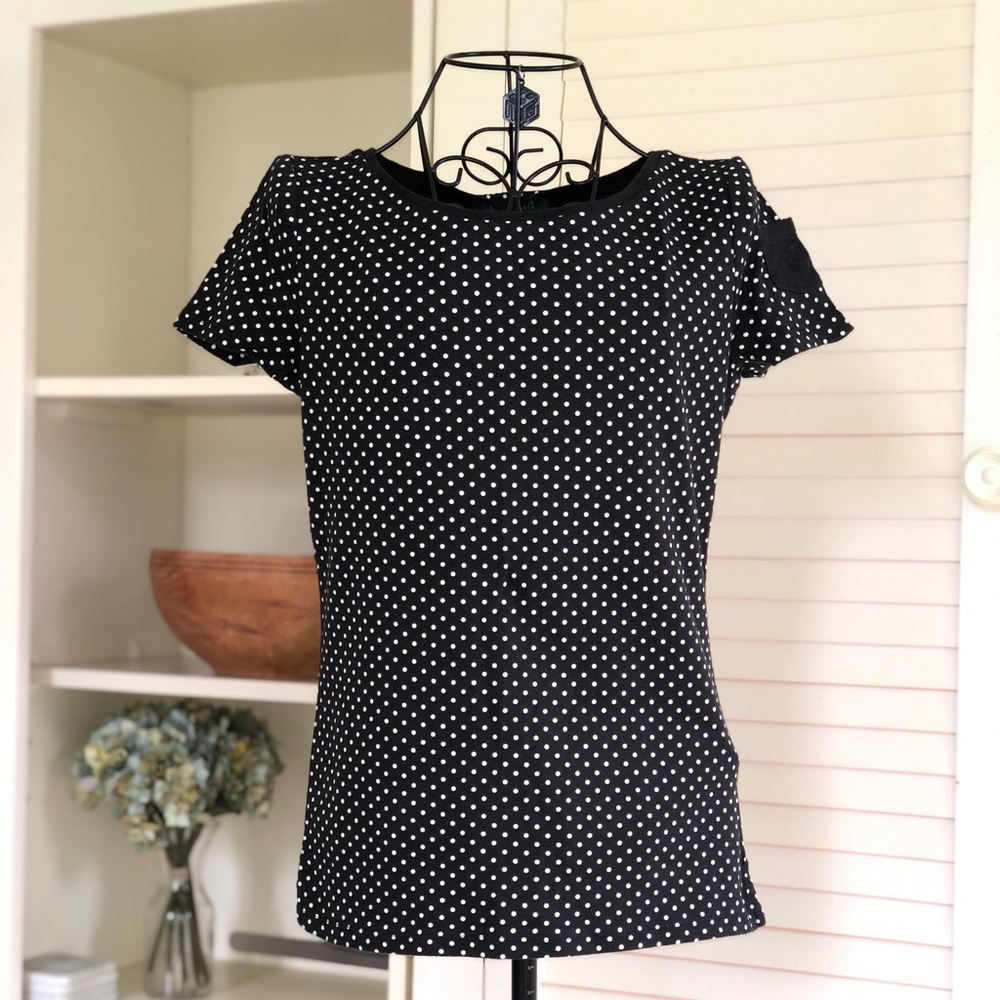 Ralph Lauren Polka Dot Blouse